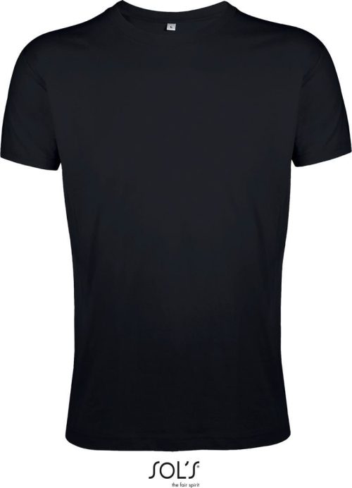 Herren Slim Fit T-Shirt Regent Fit – SOL'S in Black