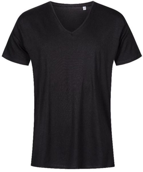 Herren X.O V-Ausschnitt T-Shirt 1425 – Promodoro in Black