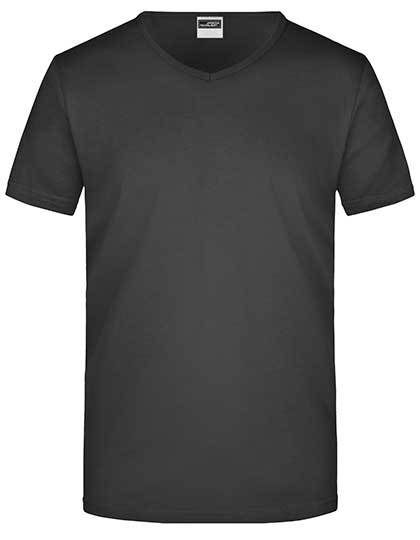 Men´s Slim Fit V-T – Daiber in Black