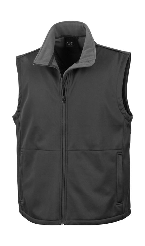 Soft Shell Bodywarmer – Result Core in Black
