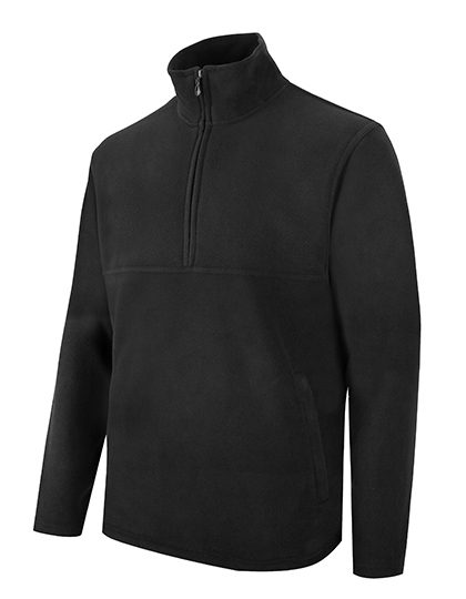 Zip Neck Fleece – Starworld in Black