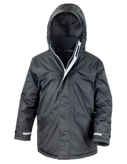 Youth Channel Parka – Result Core in Black