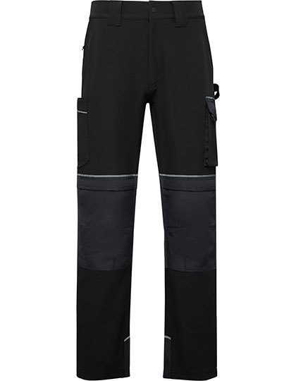 Multi-pocket Stretch Work Trousers Wall – Roly in Black 02