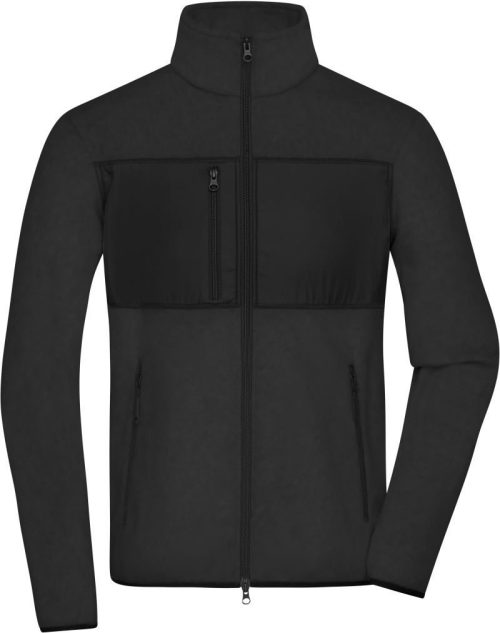 Herren Fleece Jacke JN 1312 – Daiber in Black/Black