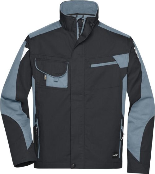 Workwear Jacke - Strong JN 821 – Daiber in Black/Carbon