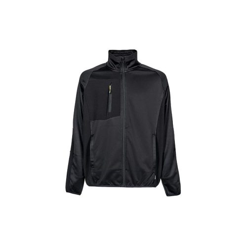 Sweatshirt HULL mit durchgehendem Reißverschluss WEY366BC – U-Power in Black Carbon