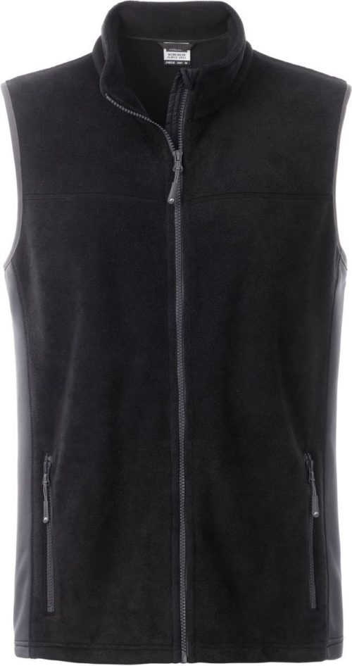 Herren Workwear Fleece Gilet - Strong JN 856 – Daiber in Black/Carbon