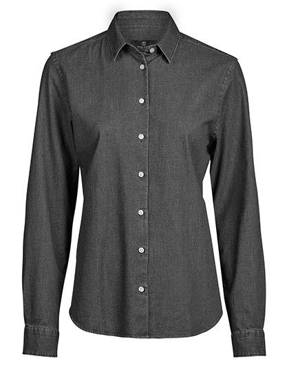Women´s Denim shirt – Tee Jays in Black Denim