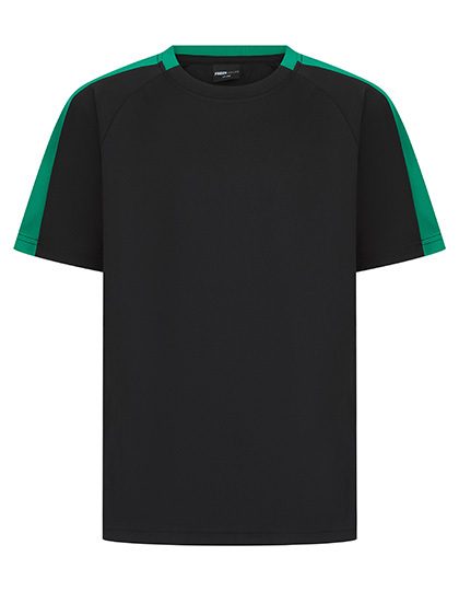 Kids Team T-Shirt – Finden+Hales in Black/Emerald