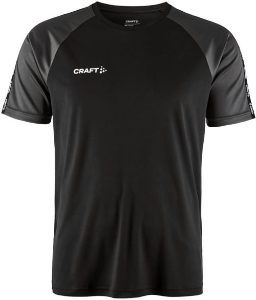 Herren Kontrast Sport Shirt Squad Go Contrast Jersey M – Craft Teamwear in Black/Granite