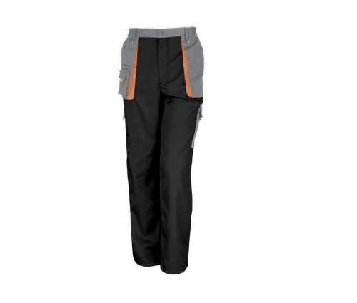 Work-guard Lite Trouser R318X – Result in Black / Grey / Orange