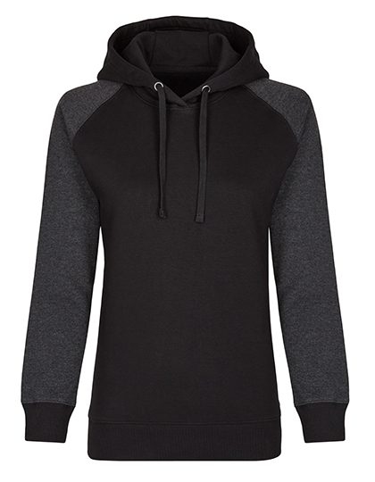 my mate - Ladies´ No Pocket Hoody – Miners mate in Black/Heather Black