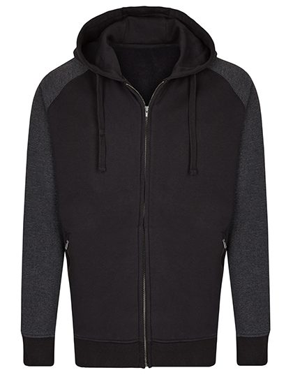 my mate - Men´s Zip Hoody – Miners mate in Black/Heather Black
