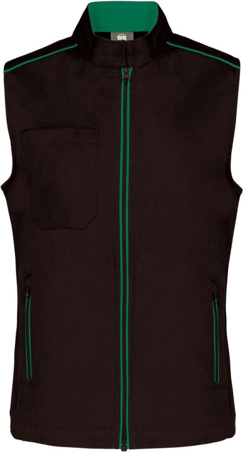 Damen Bodywarmer "Day-to-Day" WK 6149 – WK in Black/Kelly Green