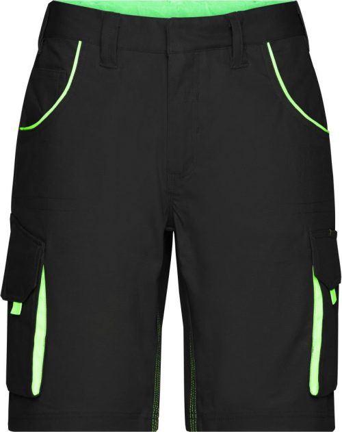 Workwear Bermuda - Color JN 872 (42-60) – Daiber in Black/Lime Green