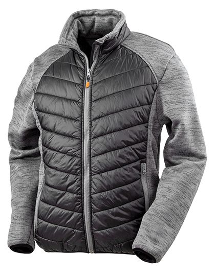 Elevator Jacket – Result Workguard in Black/Marl Grey