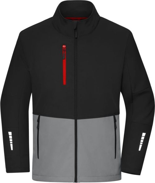 3-Lagen Softshell Jacke JN 1886 – Daiber in Black/Metal Grey