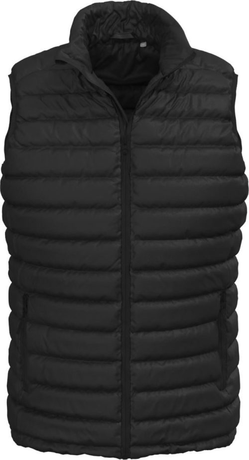 Herren Steppgilet Lux Padded Vest – Stedman in Black Opal