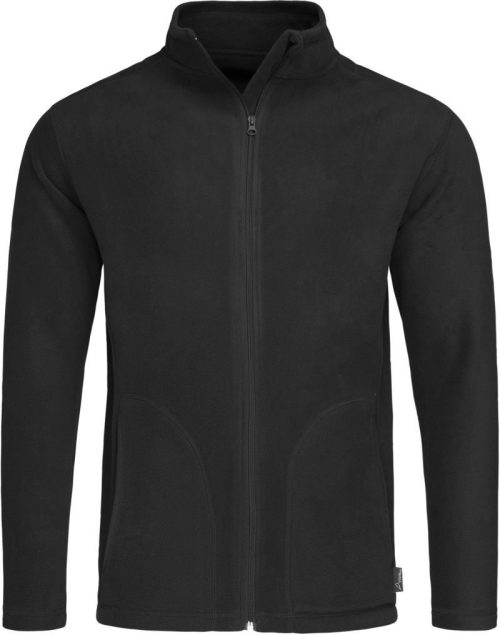 Herren Fleece Jacke Fleece Jacket Men – Stedman in Black Opal