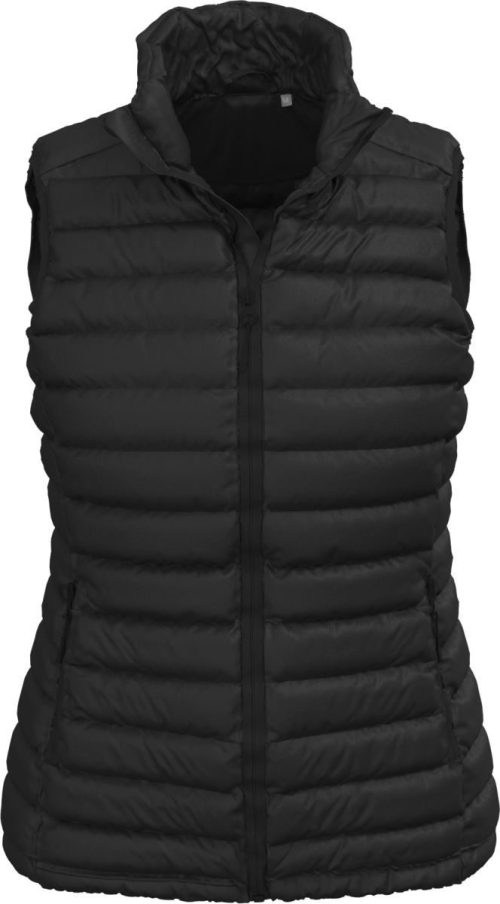 Damen Steppgilet Lux Padded Vest Women – Stedman in Black Opal
