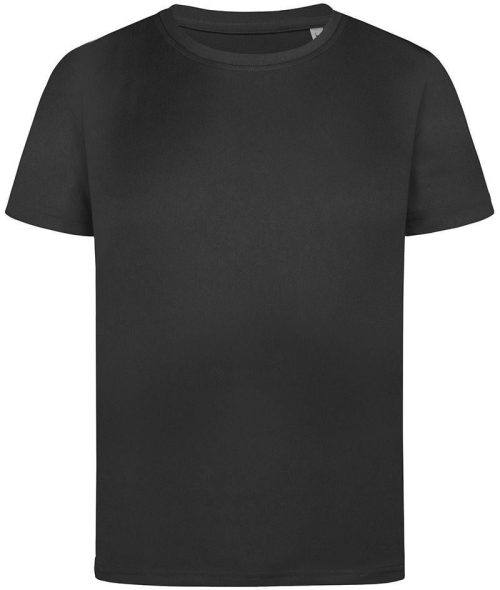 Kinder Interlock Sport T-Shirt Sports-T Kids – Stedman in Black Opal