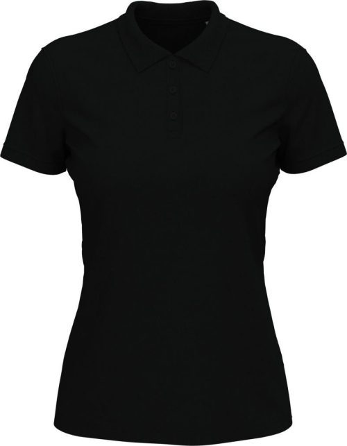 Damen Piqué Polo "Lux" Lux Polo Women – Stedman in Black Opal