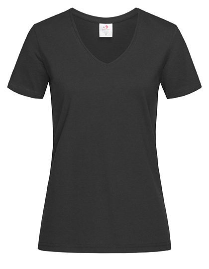 Classic-T V-Neck Women – Stedman® in Black Opal