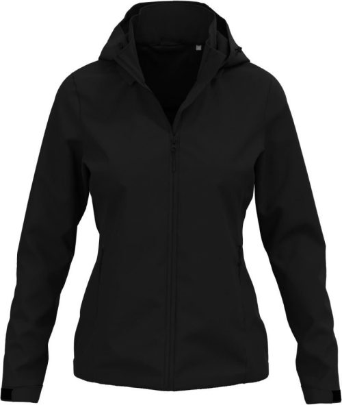 Damen 3-Lagen Softshell Jacke Lux Softshell Jacket Women – Stedman in Black Opal
