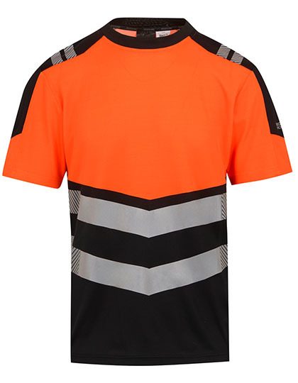 Hi-Vis X-Pro T-Shirt (Class 1) – Regatta High Visibility in Black/Orange