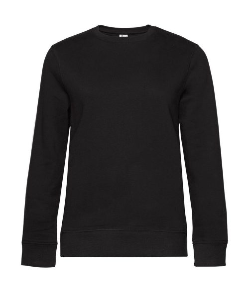 Rundhals-Sweatshirt QUEEN WW01Q – B&C in Black Pure