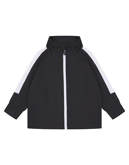 Kids Track Top – Larkwood in Black/White