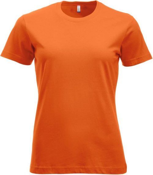 Damen T-Shirt New Classic-T Women – Clique in Blood Orange