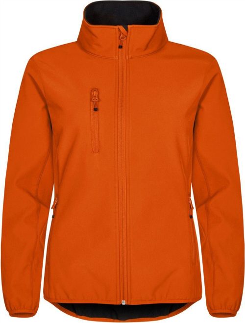Damen 3-Lagen Softshell Jacke Classic Softshell Jkt W – Clique in Blood Orange