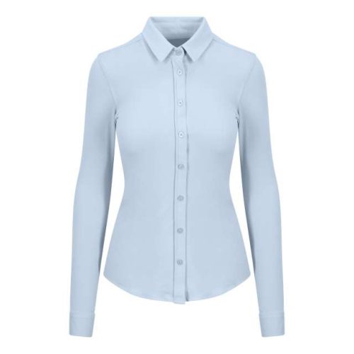 Anna Knitted Shirt – So Denim in Blue