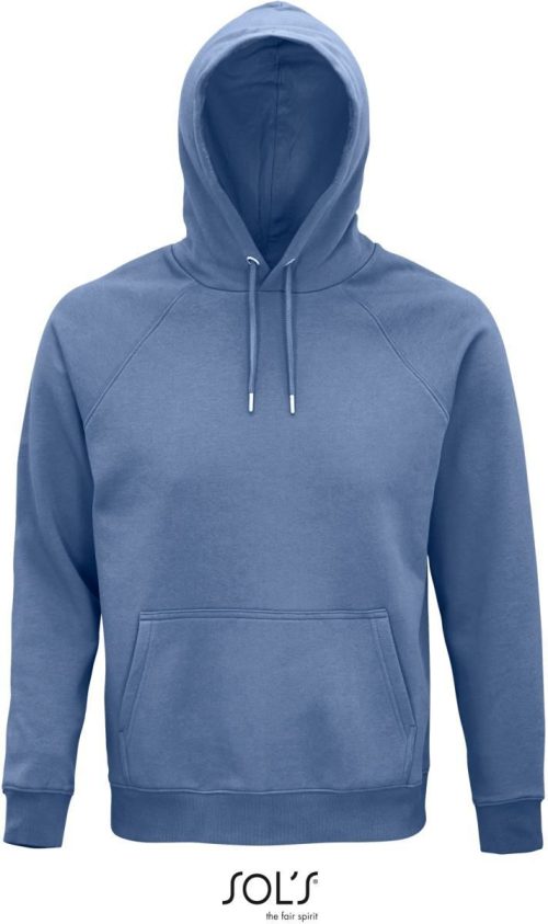 Unisex Bio Raglan Kapuzen Sweater Stellar – SOL'S in Blue