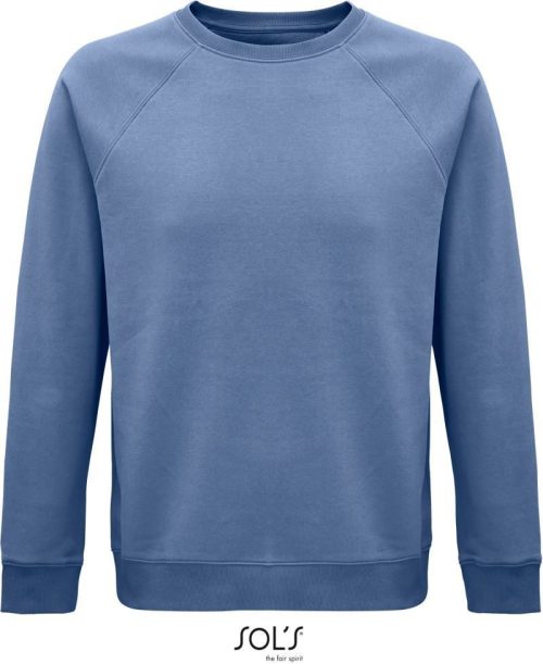 Unisex Bio Raglan Sweater Space – SOL'S in Blue