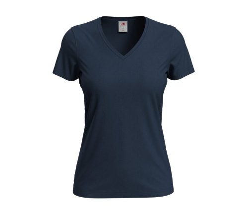 Classic-T V-Neck Women – Stedman® in Blue Midnight