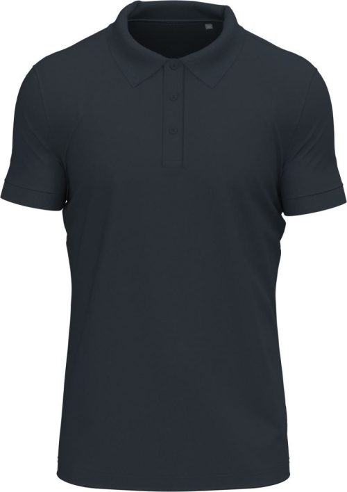 Schweres Herren Stretch Piqué Polo Stretch Polo – Stedman in Blue Midnight