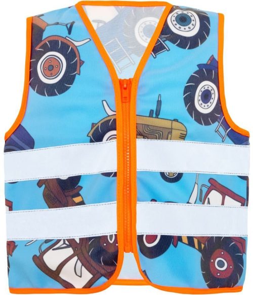Kinder Warnweste ACTION – Korntex in Blue/Tractor