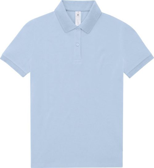 Damen Piqué Polo My Polo 180 /women – B&C in Blush Blue