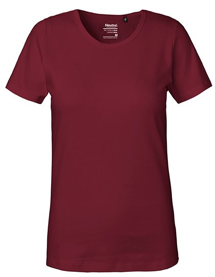 Ladies´ Interlock T-Shirt – Neutral in Bordeaux