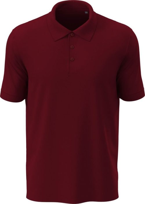 Herren Piqué Polo "Lux" Lux Polo – Stedman in Bordeaux