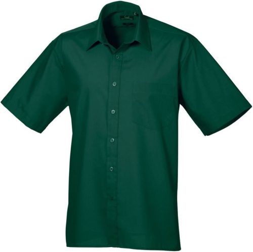 Men's Short Sleeve Poplin Shirt – Premier in Bottle