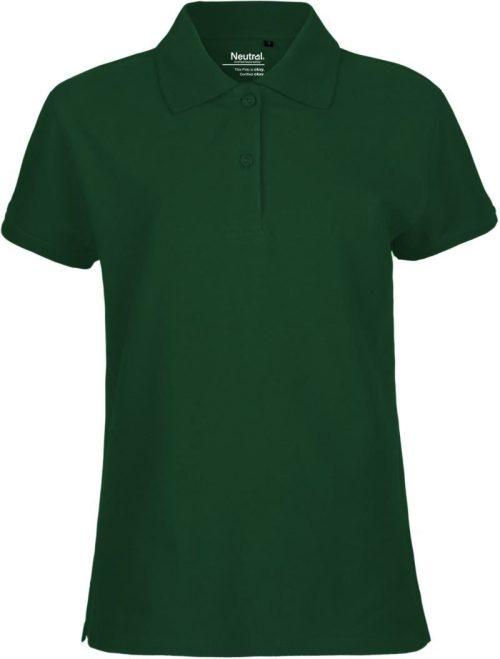 Damen Bio Piqué Polo O 22980 – Neutral in Bottle Green
