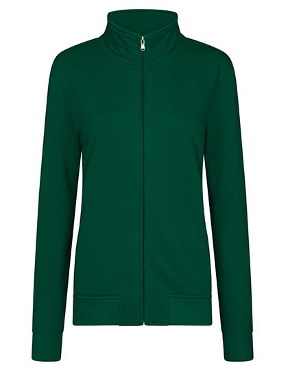 Women´s Premium Full-Zip Sweat Jacket – HRM in Bottle Green