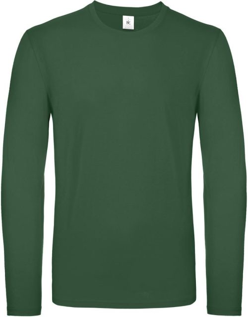 T-Shirt langarm #E150 LSL – B&C in Bottle Green