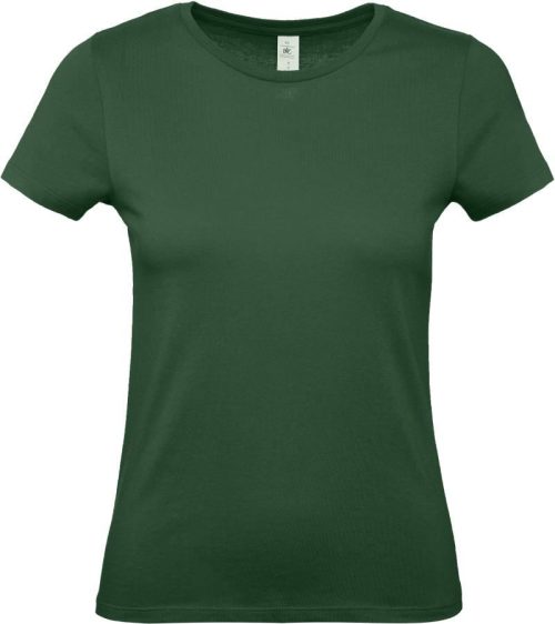 Damen T-Shirt #E150 /women – B&C in Bottle Green
