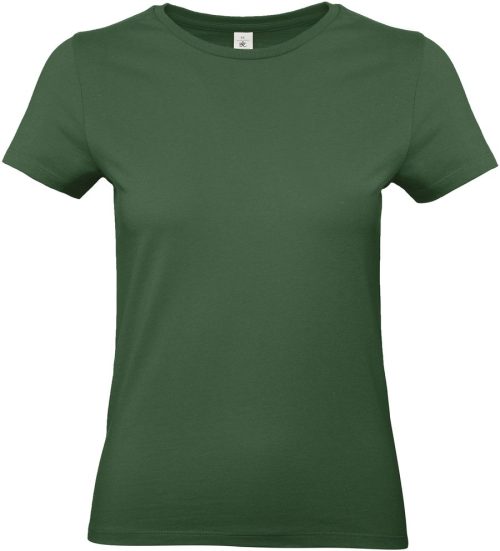 #E190 Ladies' T-shirt TW04T – B&C in Bottle Green