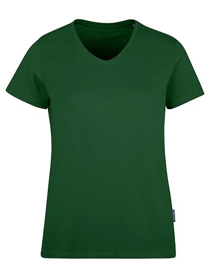 Women´s Luxury V-Neck Tees – HRM in Bottle Green