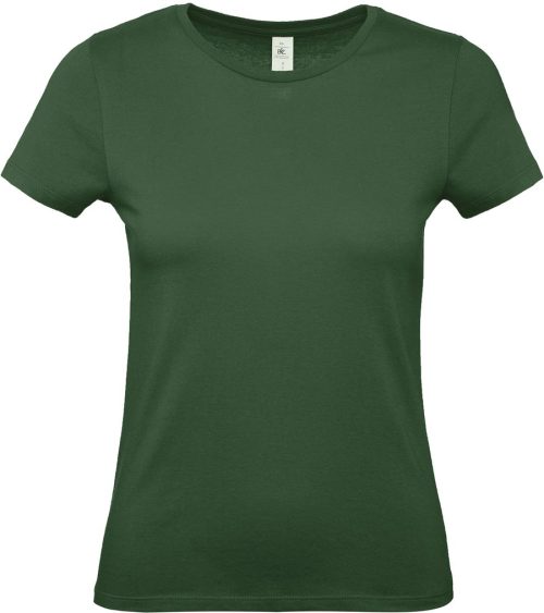 Damen-T-Shirt #E150 TW02T – B&C in Bottle Green